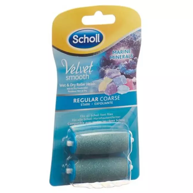 Scholl Velvet Smooth Pedi Roll Sta Meeresmi 2 штуки Scholl Velvet Smooth Pedi Roll Sta Meeresmi 2 штуки