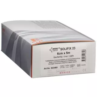 Wero Solifix 23 Kurzzugbinde 5мX6см телесный цвет 8 штук