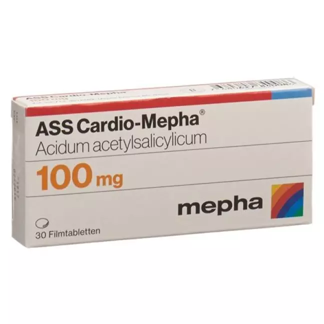 АСС Кардио Мефа 100 мг 30 таблеткок покрытых пленочной оболочкой в блистерной упаковке