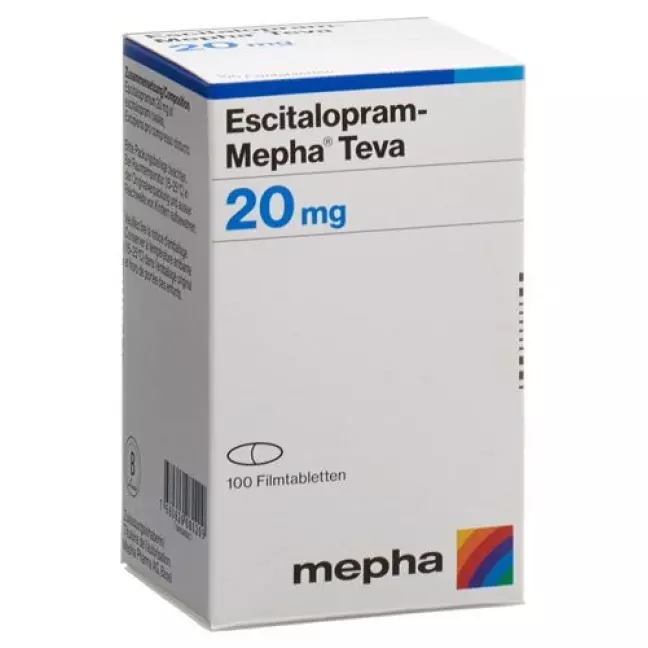 ESCITALOPRAM MEPHA TEVA 20MG ESCITALOPRAM MEPHA TEVA 20MG