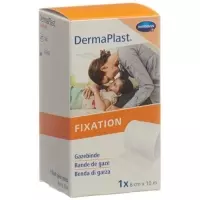 Dermaplast марлевый бинт фиксированный обрез 10мX8см
