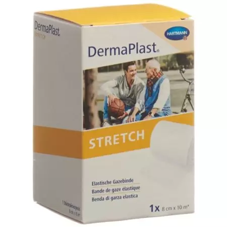 Dermaplast Stretch марлевый бинт Weiss 8смx10м Dermaplast Stretch марлевый бинт Weiss 8смx10м