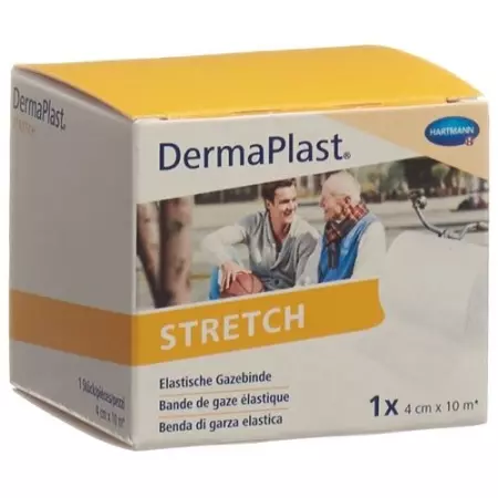 Dermaplast Stretch марлевый бинт Weiss 4смx10м Dermaplast Stretch марлевый бинт Weiss 4смx10м