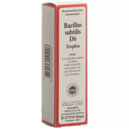 Sanum Bacillus Subtilis капли D 6 5мл Sanum Bacillus Subtilis капли D 6 5мл