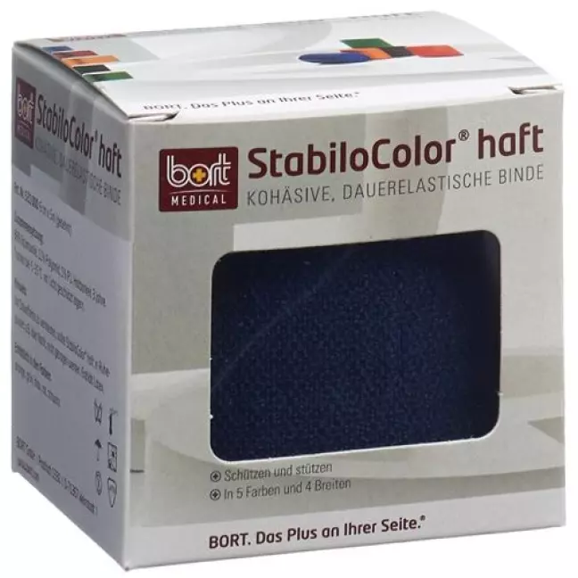 Bort Stabilo Color бинт 6смx5m Kohesiv Blau Bort Stabilo Color бинт 6смx5m Kohesiv Blau