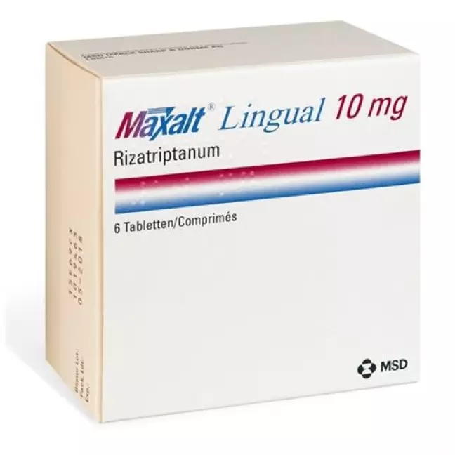 Мaxalt Lingual 10 mg 6 tablets