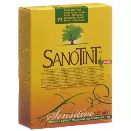 Sanotint Light цвет волос 77 Dunkelblond Gold