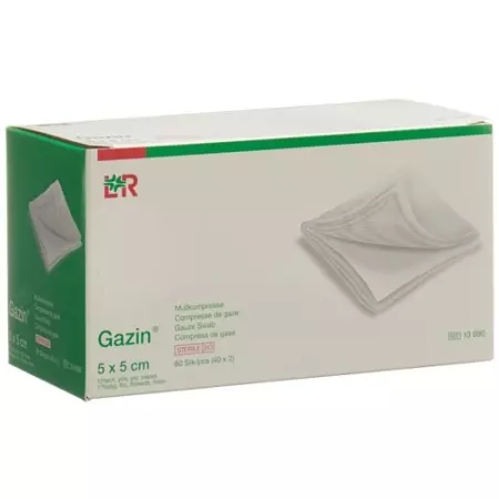 Gazin Mullkompresse 5x5см 12-fach стерильный 40x 2 штуки Gazin Mullkompresse 5x5см 12-fach стерильный 40x 2 штуки