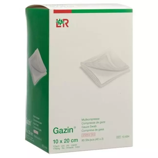 Flawa Gazin Set Mullkompressen 20x10см 12-fach 40x 2 штуки Flawa Gazin Set Mullkompressen 20x10см 12-fach 40x 2 штуки