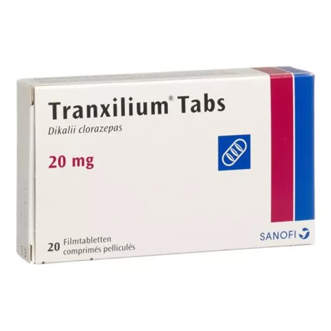 Tranxilium Tabs 20 mg 20 filmtablets Tranxilium Tabs 20 mg 20 filmtablets
