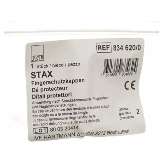 Stax Fingerschutzkappen Grosse 2 Stax Fingerschutzkappen Grosse 2