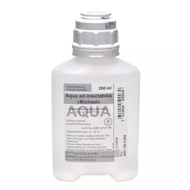 Aqua AD Iniectabilia Bichsel 250 ml