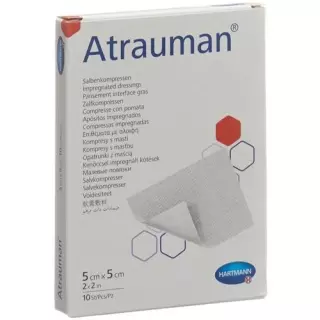 Atrauman Salbenkompressen 5x5см стерильный 10 штук
