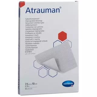 Atrauman Salbenkompressen 7.5x10см стерильный 10 штук