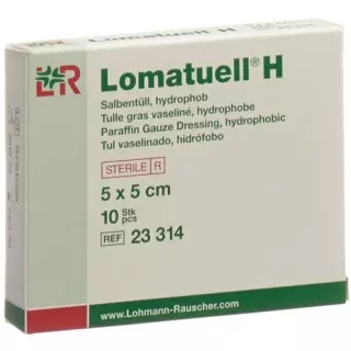 Lomatuell H Salbenkompresse 5x5см стерильный 10 штук