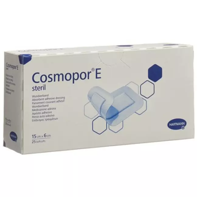Cosmopor E Wundverband 15смx6см Steril 25 штук Cosmopor E Wundverband 15смx6см Steril 25 штук