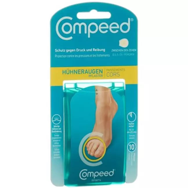 Compeed Huehneraugenpflaster Zwischen Zehen 10 штук Compeed Huehneraugenpflaster Zwischen Zehen 10 штук