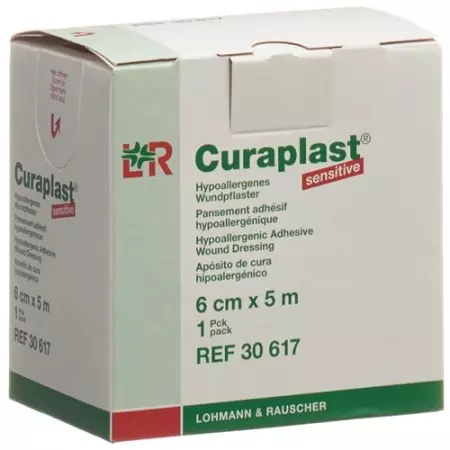 Curaplast Sensitiv повязка для ран 6смx5m телесный цвет рулон Curaplast Sensitiv повязка для ран 6смx5m телесный цвет рулон