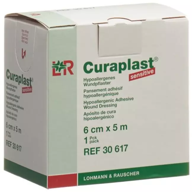 Curaplast Sensitiv повязка для ран 6смx5m телесный цвет рулон Curaplast Sensitiv повязка для ран 6смx5m телесный цвет рулон