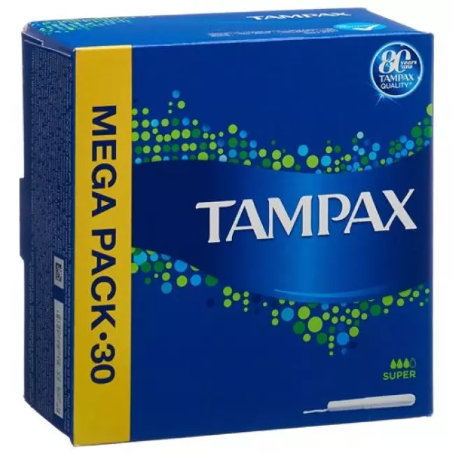 Tampax Super Tampons 30 штук Tampax Super Tampons 30 штук