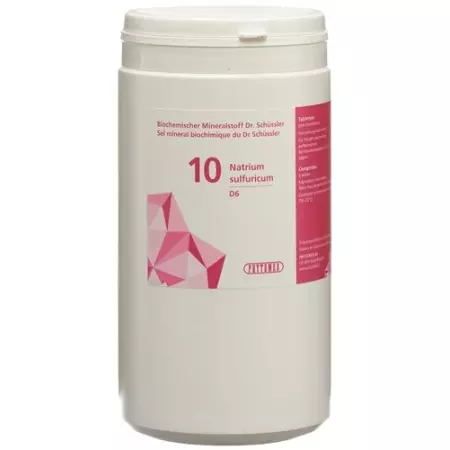 Phytomed Schussler Nr. 10 Natr Sulf в таблетках, D 6 50г Phytomed Schussler Nr. 10 Natr Sulf в таблетках, D 6 50г