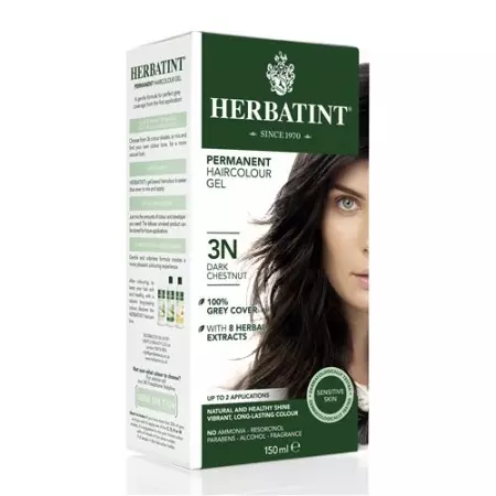 Herbatint Haarfarbegel 3n Dunkl Kasta Braun 150мл Herbatint Haarfarbegel 3n Dunkl Kasta Braun 150мл