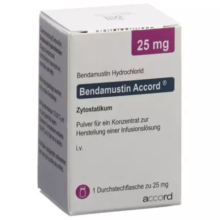 Bendamustin Accord Trockensubstanz 25mg Durchstechflasche 5 Stück