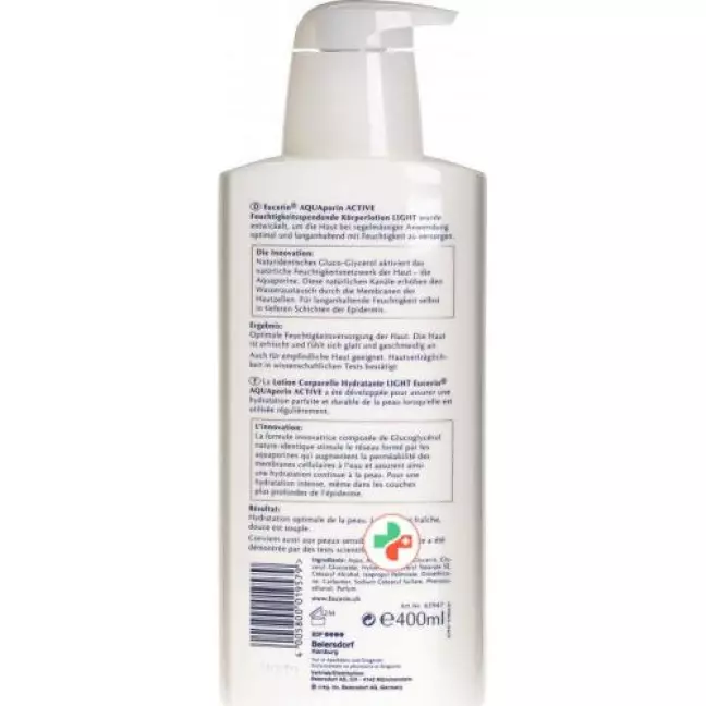 Eucerin AQUAporin Active Korperlotion Light 400мл Eucerin AQUAporin Active Korperlotion Light 400мл