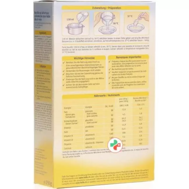 Holle Milch Brei Banane Bio 250 g Holle Milch Brei Banane Bio 250 g