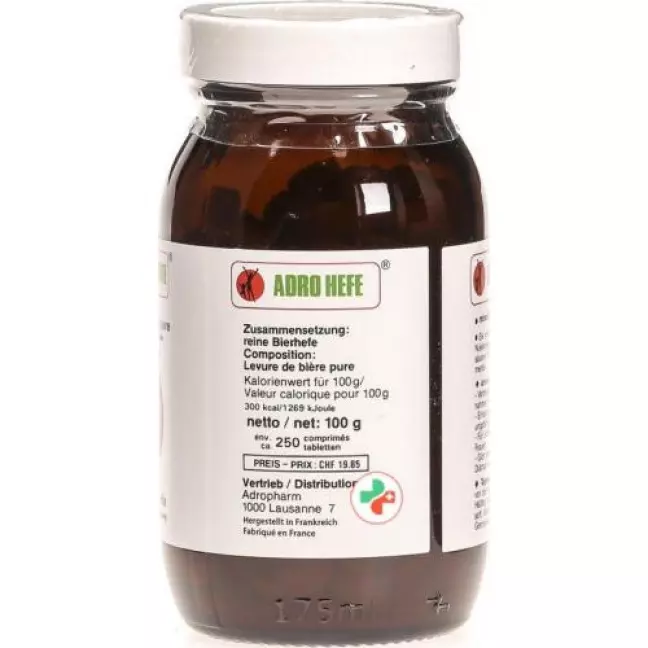 Adrolevure Bierhefe в таблетках, 100г Adrolevure Bierhefe в таблетках, 100г