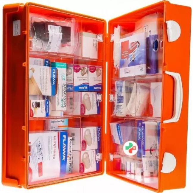 Flawa Sport Verbandkoffer Maxi Komplett Orange Flawa Sport Verbandkoffer Maxi Komplett Orange