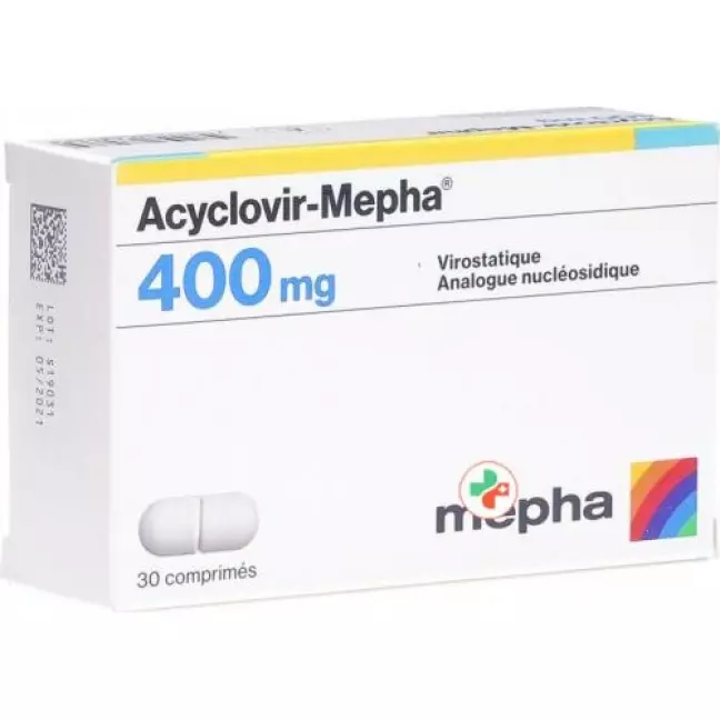 Acyclovir 400 mg 30 tablets Acyclovir 400 mg 30 tablets