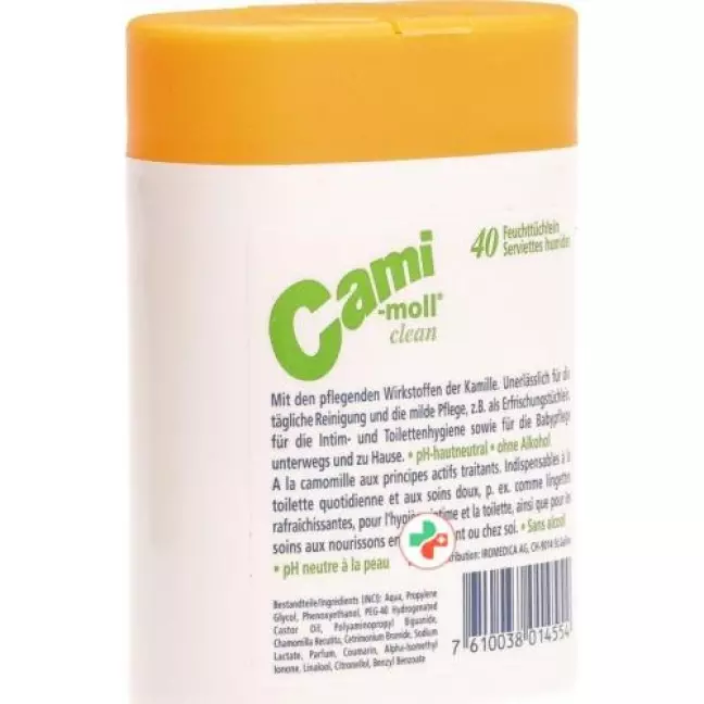 Cami Moll Clean Feuchttucher Box 40 штук Cami Moll Clean Feuchttucher Box 40 штук