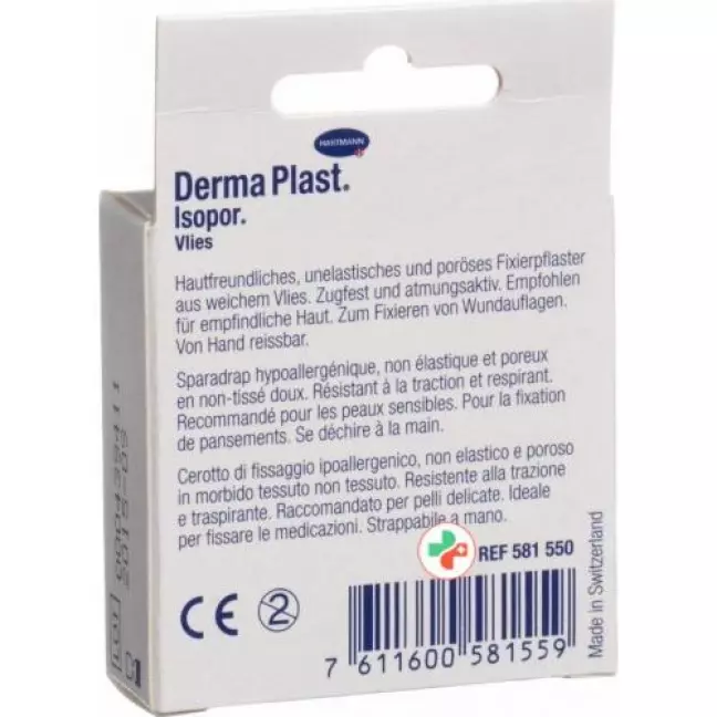 Dermaplast Isopor фиксирующий пластырь 10мX1.25см Weiss Dermaplast Isopor фиксирующий пластырь 10мX1.25см Weiss