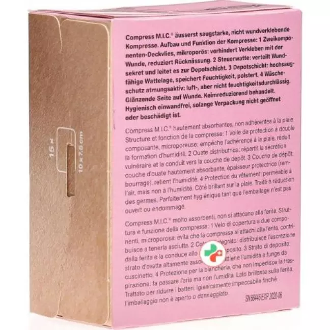 Flawa Compress M.I.C Kompresse 7.5x10см 15 штук Flawa Compress M.I.C Kompresse 7.5x10см 15 штук