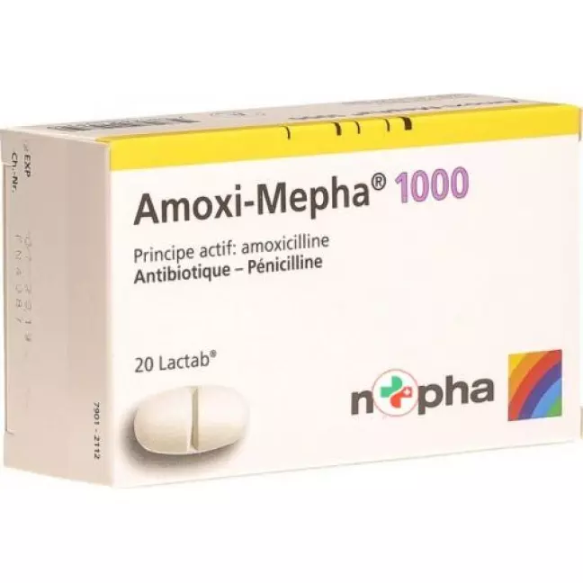 Амокси Мефа 1000 мг 20 таблеток покрытых оболочкой