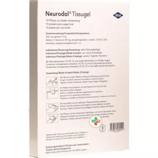 Neurodol Tissugel 10 Pflaster Neurodol Tissugel 10 Pflaster