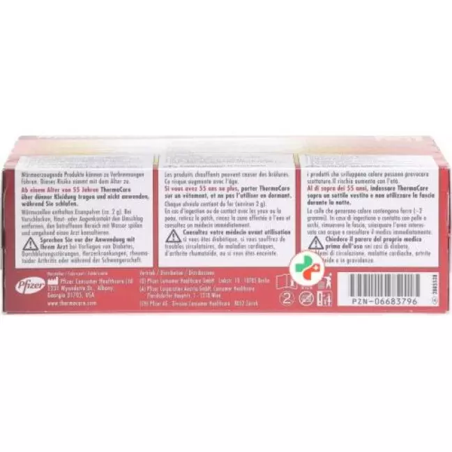 Thermacare Ruckenumschlag S-XL 2 штуки Thermacare Ruckenumschlag S-XL 2 штуки
