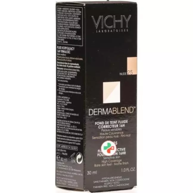 Vichy Dermablend Teintkorrigierendes Make-Up 25 Nude 30мл Vichy Dermablend Teintkorrigierendes Make-Up 25 Nude 30мл