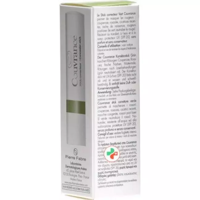 Avene Couvrance Korrekturstick Grun Avene Couvrance Korrekturstick Grun