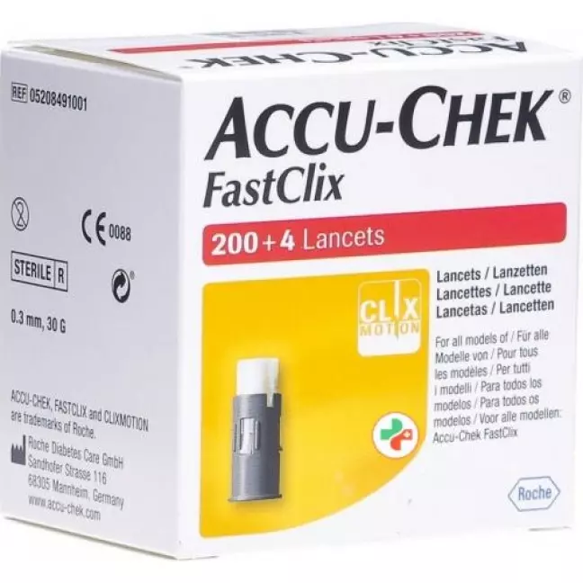 Accu Chek FastClix 34x6 ланцеты Accu Chek FastClix 34x6 ланцеты