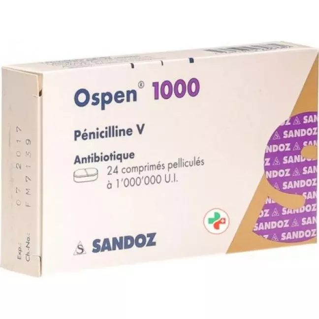 Ospen 1000 1 Mio E 24 tablets Ospen 1000 1 Mio E 24 tablets
