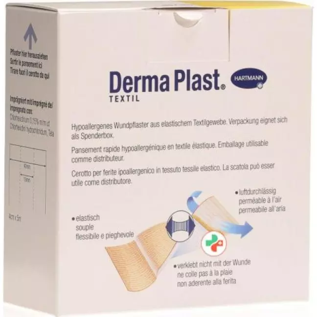 Dermaplast Textil Schnellverband 4смx5m рулон Dermaplast Textil Schnellverband 4смx5m рулон