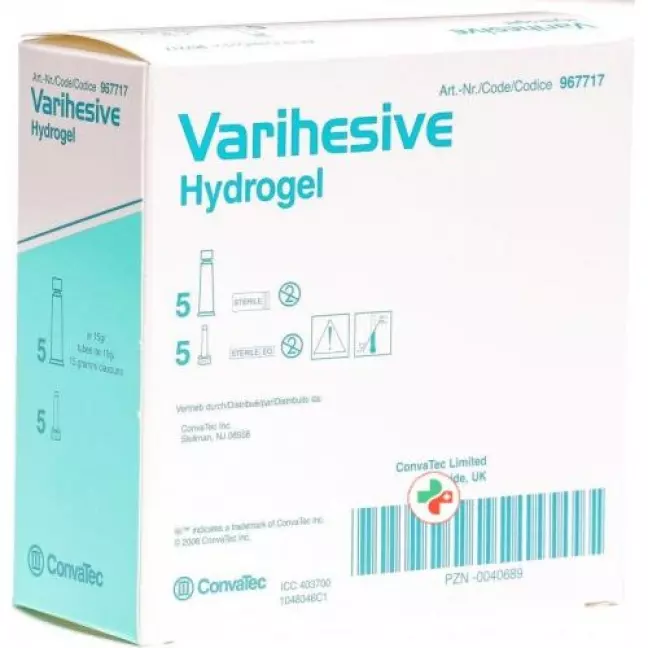 Varihesive Hydrogel M Applikator стерильный 5x 15г Varihesive Hydrogel M Applikator стерильный 5x 15г