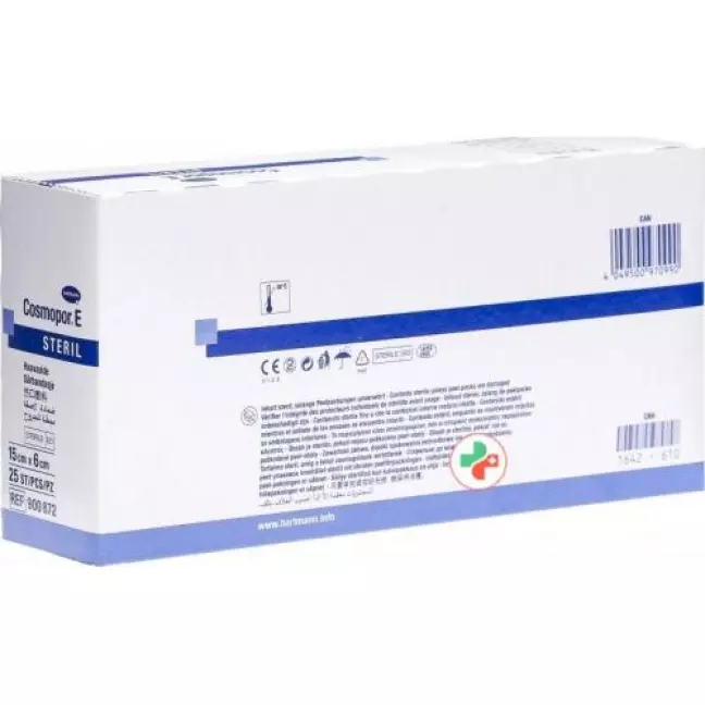 Cosmopor E Wundverband 15смx6см Steril 25 штук Cosmopor E Wundverband 15смx6см Steril 25 штук