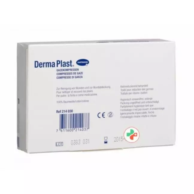 DermaPlast Gazekompressen 8x12см 80 штук DermaPlast Gazekompressen 8x12см 80 штук
