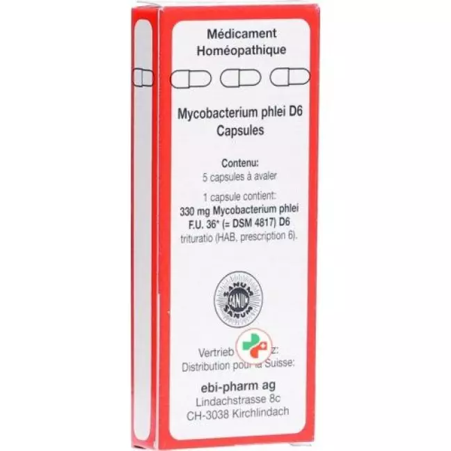 Sanum Mycobacterium Phlei в капсулах D 6 5 штук Sanum Mycobacterium Phlei в капсулах D 6 5 штук