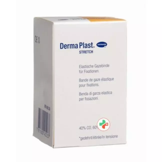 Dermaplast Stretch марлевый бинт Weiss 8смx10м Dermaplast Stretch марлевый бинт Weiss 8смx10м