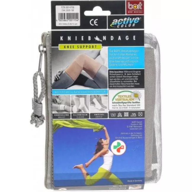 Bort Aktive Color Kniebandage размер S -32см Hautfarbe Bort Aktive Color Kniebandage размер S -32см Hautfarbe