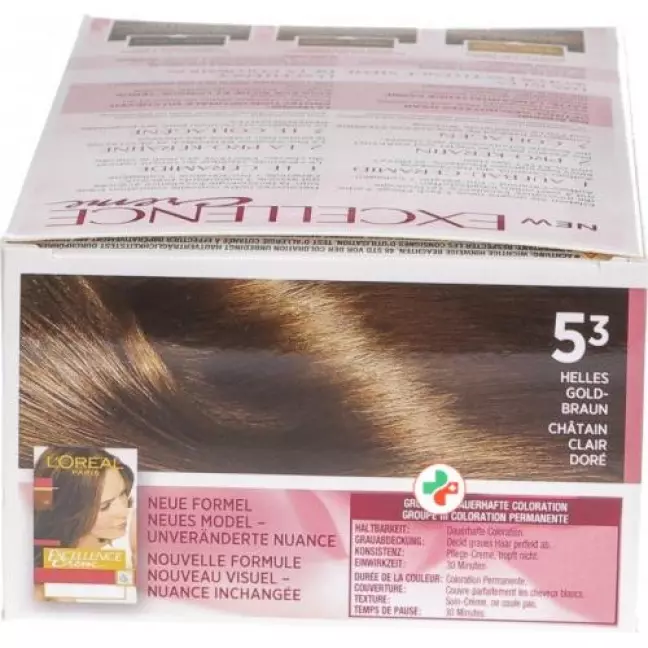 Excellence крем Triple Prot 5.3 Hell Goldbraun Excellence крем Triple Prot 5.3 Hell Goldbraun